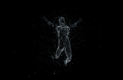 三维插图，未来人类数码科技，人工智能，技术革新与升级