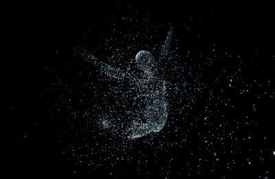 三维插图，未来人类数码科技，人工智能，技术革新与升级