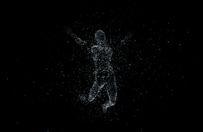 三维插图，未来人类数码科技，人工智能，技术革新与升级