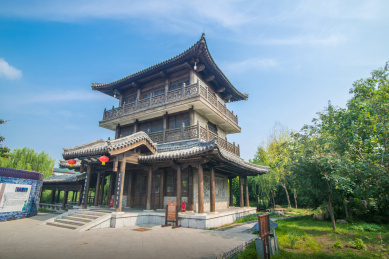 中国山东省潍坊市青州古城景区