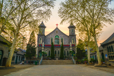 中国山东省潍坊市青州古城景区