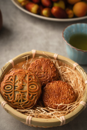 中国传统节日中秋节美食月饼