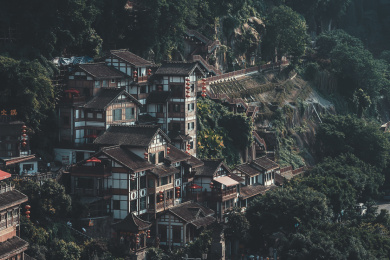 重庆渝中区洪崖洞旅游景区