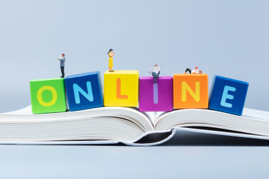 线上网上阅读网络书城online字母积木英文单词教育线上培训