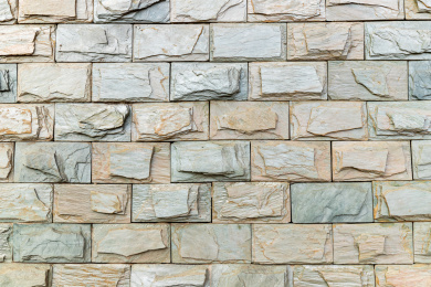 建筑外墙装饰设计的灰砖墙壁