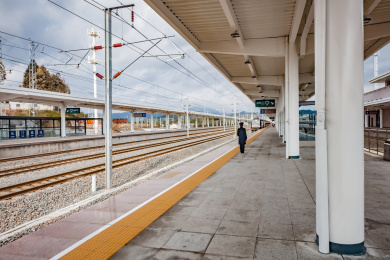 福建省龙岩市高铁火车站建筑景观