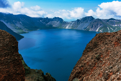 中国吉林省延边自治州长白山天池