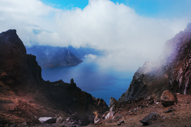 中国吉林省延边自治州长白山天池