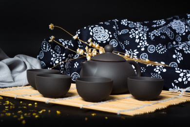 金秋桂花茶饮