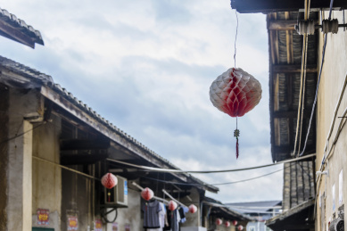 中国广东省梅州市梅县雁洋温公祠围龙屋