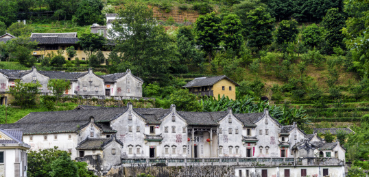 中国广东省梅州市梅县雁洋桥溪古韵