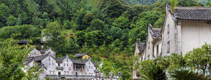 中国广东省梅州市梅县雁洋桥溪古韵