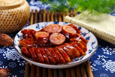 传统地方风味特产辣味香肠