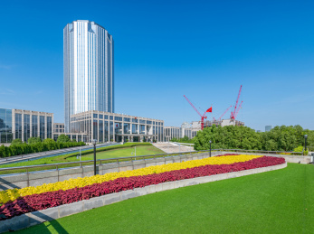 坐落于中国上海市世纪广场的浦东新区政府大楼