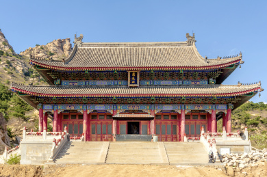 中国辽宁省锦州北镇市医巫闾山圆通殿