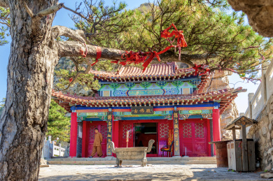 中国辽宁省锦州北镇医巫闾山脉大芦花景区