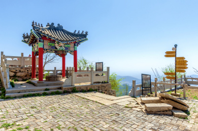 中国辽宁省锦州北镇医巫闾山脉大芦花景区