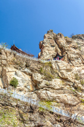 中国辽宁省锦州北镇医巫闾山脉大芦花景区