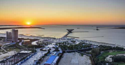 中国辽宁省营口市鲅鱼圈山海广场