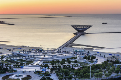 中国辽宁省营口市鲅鱼圈山海广场