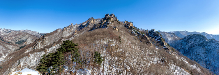 中国辽宁丹东宽甸天桥沟冬景