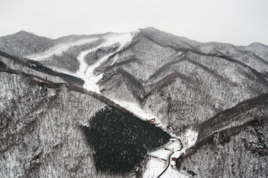 中国辽宁丹东宽甸天桥沟滑雪场