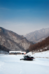 中国辽宁丹东宽甸天桥沟滑雪场