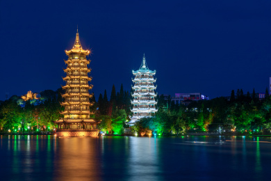 广西壮族自治区桂林市日月双塔文化公园