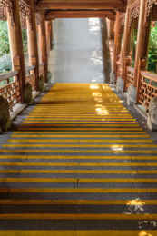 中国浙江省杭州市上天竺法喜寺廊亭