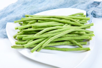 新鲜绿色应季有机蔬菜长豇豆
