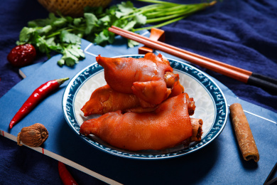 中国传统特色美食卤水五香猪手