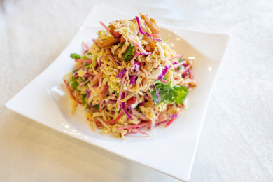 清新爽口美味健康的凉拌白菜心