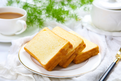 营养美味的早餐点心土司夹心面包