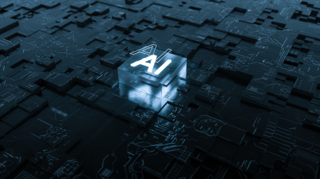 AI人工智能神秘氛围抽象科技电子芯片