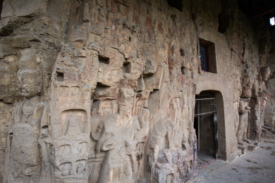 中国河南巩义石窟寺石刻