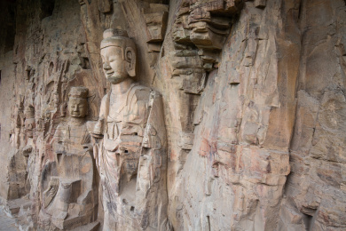中国河南巩义石窟寺石刻