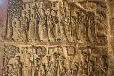 中国河南巩义石窟寺石刻