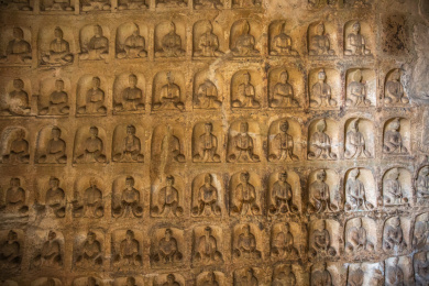 中国河南巩义石窟寺石刻