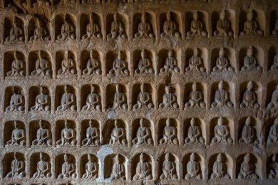 中国河南巩义石窟寺石刻