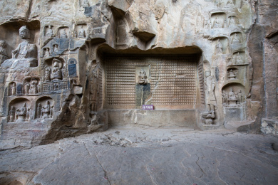 中国河南巩义石窟寺石刻