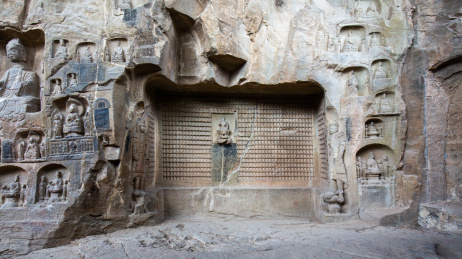 中国河南巩义石窟寺石刻