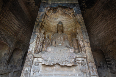 中国河南巩义石窟寺石刻