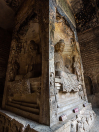 中国河南巩义石窟寺石刻