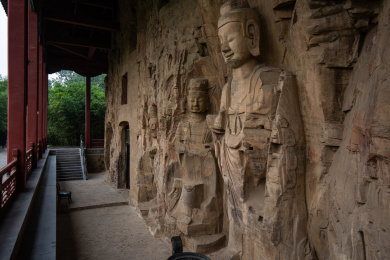 中国河南巩义石窟寺石刻