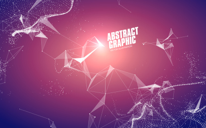 矢量三维立体方块背景图片