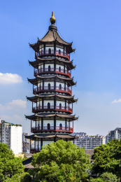 中国江西省南昌市绳金塔风光