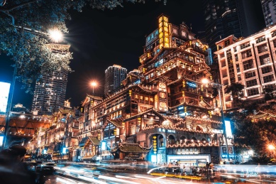 重庆洪崖洞夜景