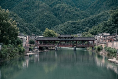 景德镇瑶里古镇廊桥