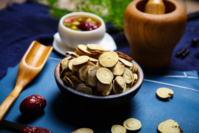 传统中医中药材野生甘草圆片