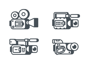 摄像机的创意图标设计